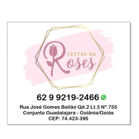 Logotipo Cestas da Roses Goiânia